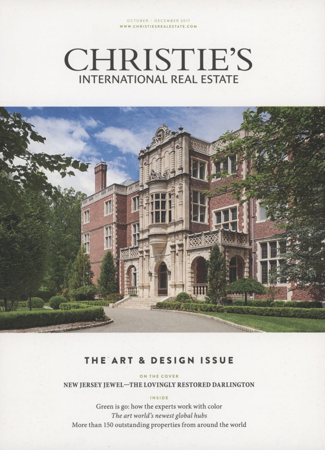 Christie’s International Real Estate, The Art & Design Issue